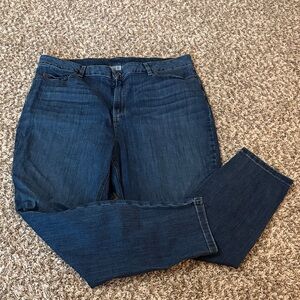 L.L. Bean Women's Dark Blue Ankle Jeans